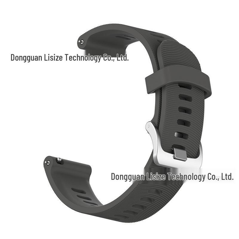 LisiZe Silicone Watch Band Compatible with Garmin Forerunner 245/645, 20MM Official Style