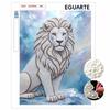 DIY Pearl Art Lion Painting Kit 5D Crystal Rhinestone Embroidery for Bedroom Living Room Wall Decoration Handmade Craft