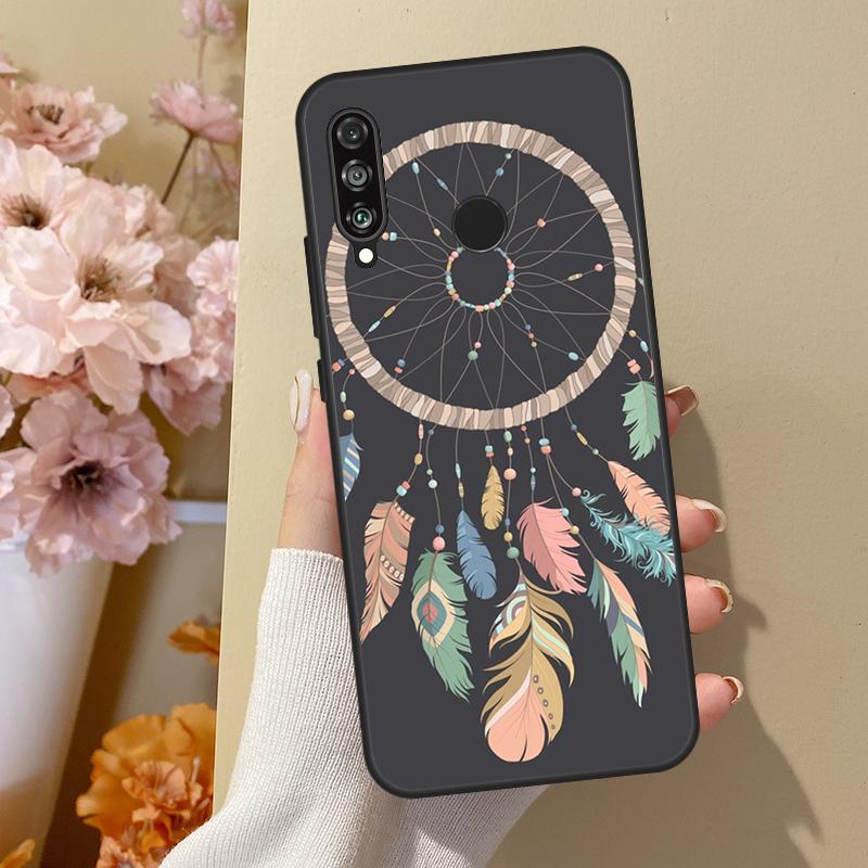 Dream Catcher Feather Wolf For Huawei Nova Y70 Y91 Y61 Y73 Y72 Y90 Y60 12s 12i 11i 8i 9 10 SE P40 Lite P30 P60 Pro Case