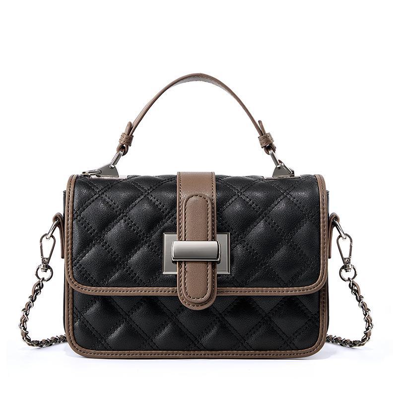 

Женская сумка через плечо Diamond 2024 года — высококачественная натуральная кожа, подарок на день рождения чёрный