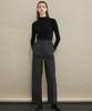 MANAVIS7 Martin High-Waisted Wide Slacks [Charcoal]