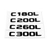Nová Mercedes-Benz Třída C C200L C260L C300L 4MATIC Zadní Samolepka s Logem pro Modifikaci