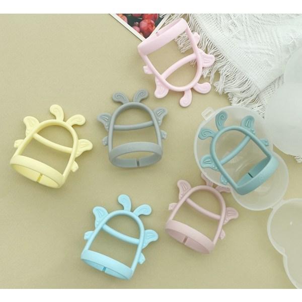 Agaphra Butterfly Wrist Teether + Case, Mint, Korean baby products