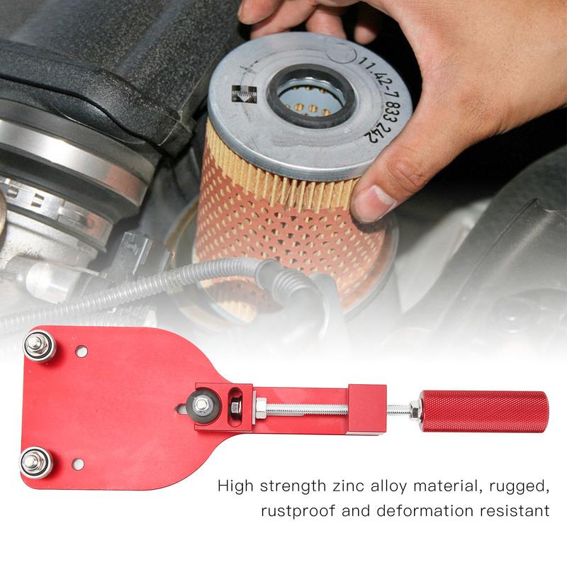 77750 Instrument de Reparare Auto Anti Deformare Eficiență Ridicată Tăietor Filtru de Ulei Simplu de Utilizat pentru Interval de Tăiere 2‑3/8in Până la 5in