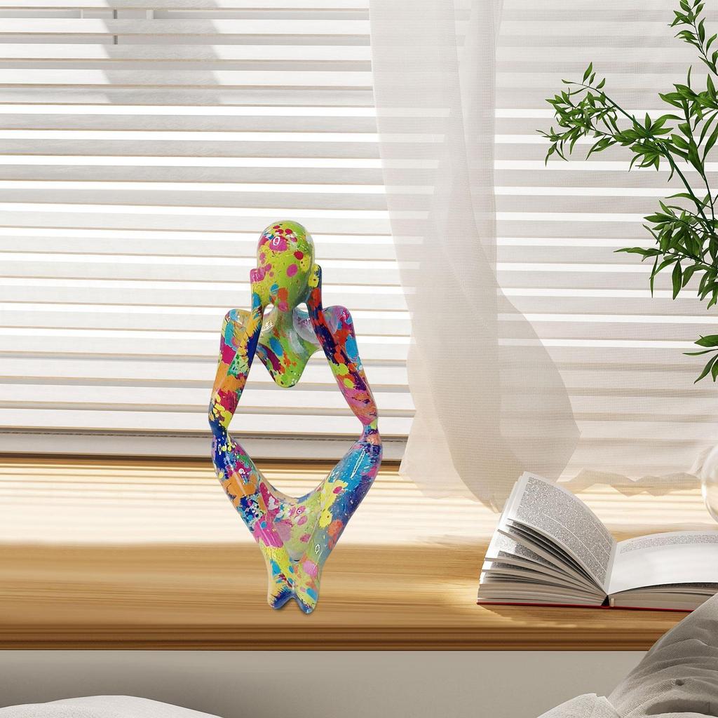 Abstract Thinker Figurine for Home Display And Decor