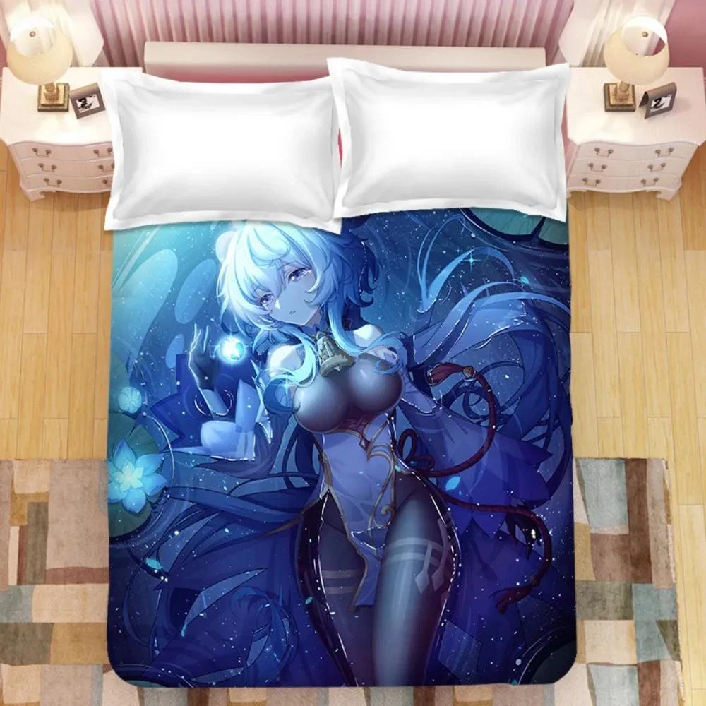 

Комплект постельного белья Игра Genshin Impact chongyun 3d Комплект пододеяльника Одеяло Постельное белье Двуспальный Квинсайз Кингсайз Односпальный Размер Дропшиппинг Мультяшный US Twin(172x218cm)