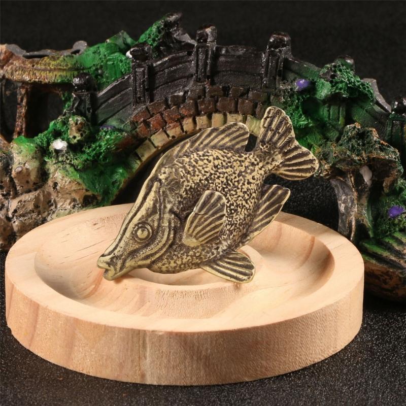 Animal Statues Figurines Retro Fish Statue Figurines Sculptures Tabletop Centerpieces Home Decors Collectibles Figurines