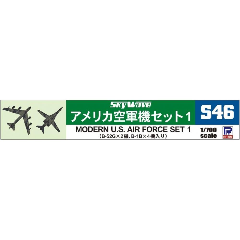 Pitlord 1 700 Skywave Series Us Air Force Aircraft Set 1 Plastic Model S46 Us Air Force Aircraft Set 1