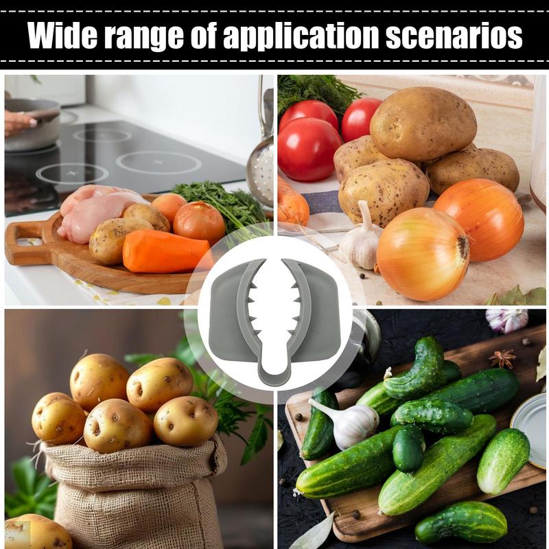 Safety Hand Guard Vegetable Cutter Clamp Non-slip Avoid Accidental Scratches Kitchen Accessory for Cutting Food Preparation