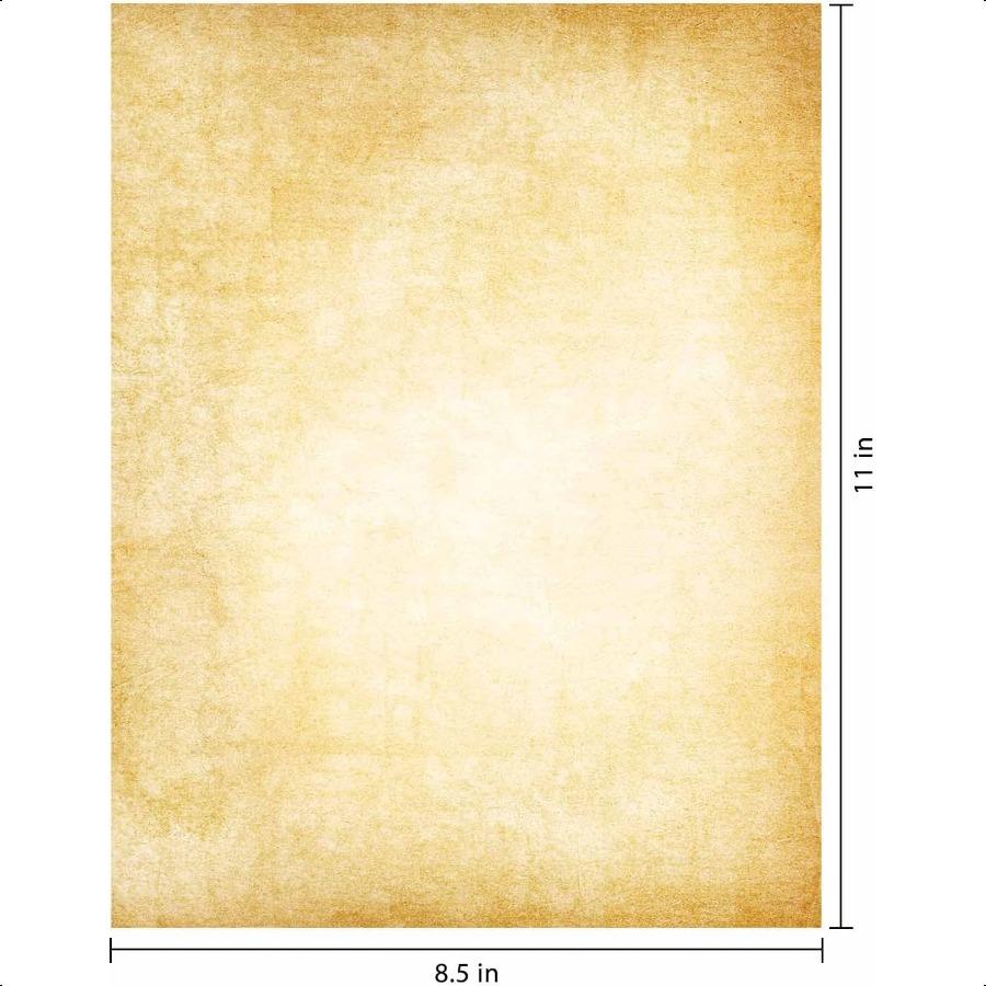 

50 листов винтажной антикварной дизайнерской бумаги для письма 8,5 x 11 дюймов, декоративная бумага для принтера для приглашений United States