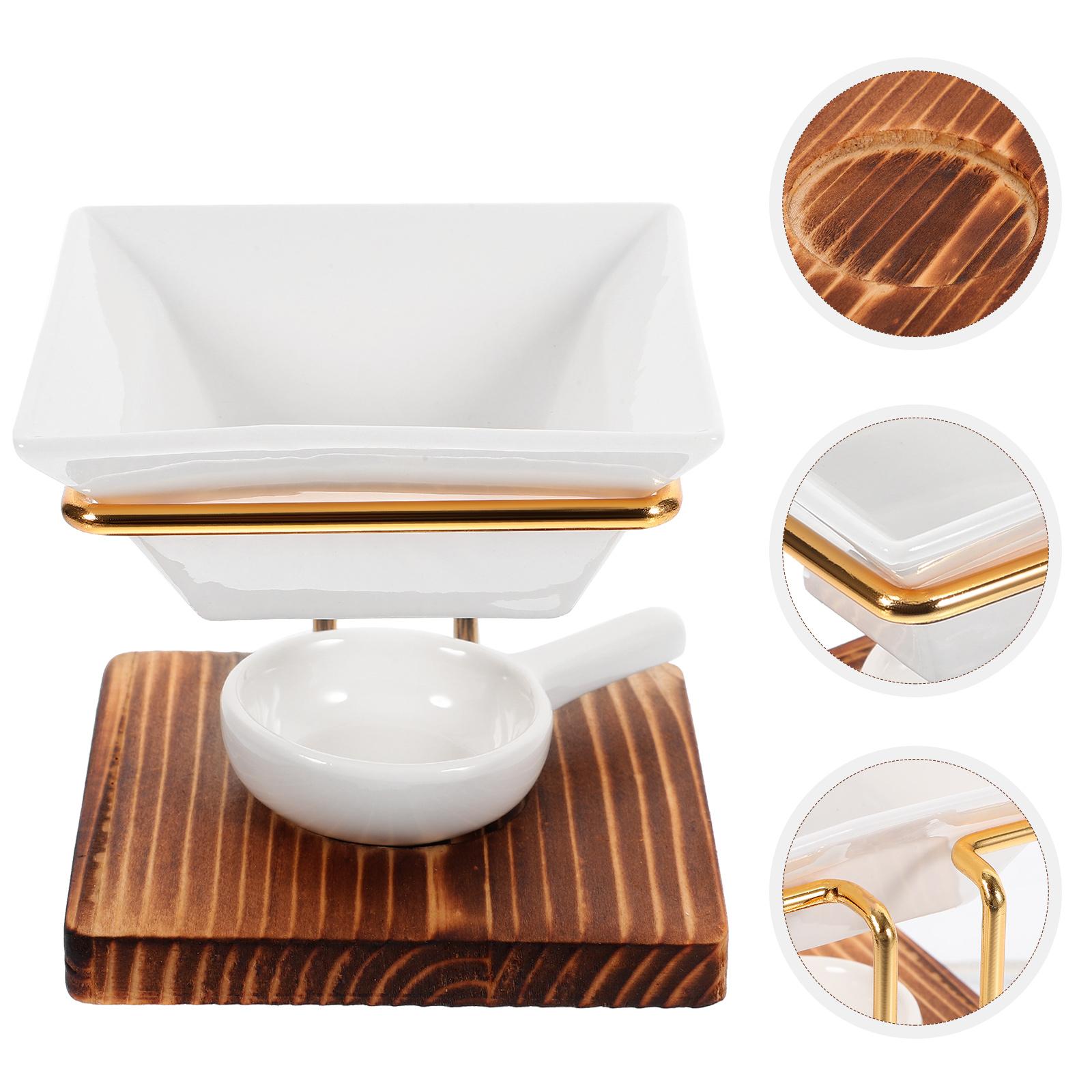 

Аромалампа Держатель для печи Керамическая эфирное масло Восковая горелка Печь Чайная свеча Ароматерапевтический аппарат