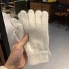 Women Winter Gloves Keep Warm Plus Cashmere Solid High Elasticity Soft Knitted Gloves Cute Lovely Multicolor Windproof Mittens