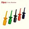 10Pcs Single Test Test Probe Small Crocodile Clip High Quality Test Hook Clip  Electronic Testing