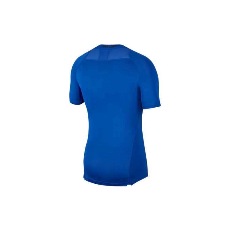 Nike Pro Mens Short Sleeve T-Shirt Compression Men tops Blue CT8460-480