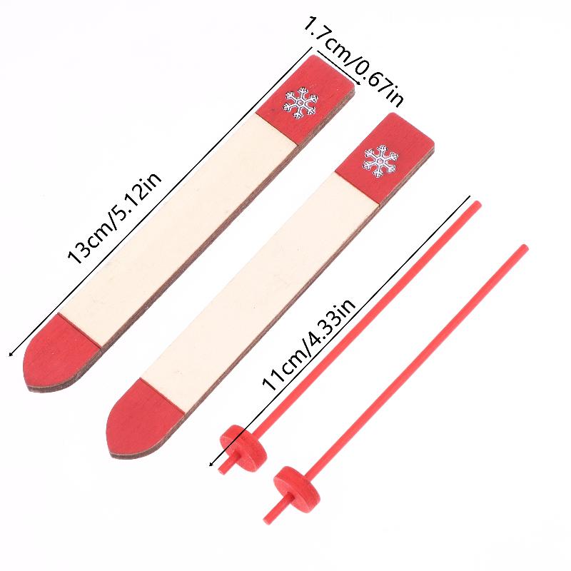 

1/12 Кукольный домик Мини Деревянные Сани Модель Кукольный домик Рождественская Сцена Украшение Аксессуары для Кукольного Домика Игрушки для Имитации