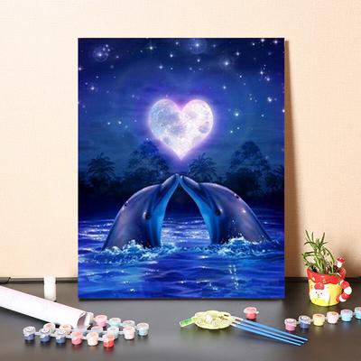 DIY-Malen-nach-Zahlen-Ölgemälde-Set, Leinwand, DIY-Ölgemälde nach Zahlen, Wandkunst, Dekorationen für Zuhause, Geschenk, Kunst und Hobbys