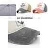 Retro Geometric Embroidery Baseball Cap Cotton Material Adjustable Size Casual Style