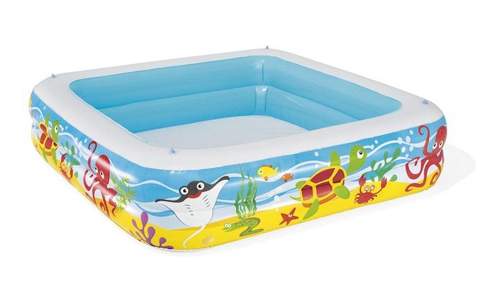 Inflatable Pool 140 X 140 X 114 With Roof #52192