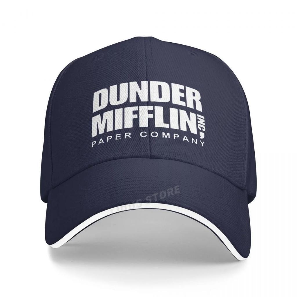 Frauen Dunder Mifflin Incom panyWernham Hogg TV-Show Michael Scott Space Baseballkappe The Office TV Männer Hip-Hop Hut