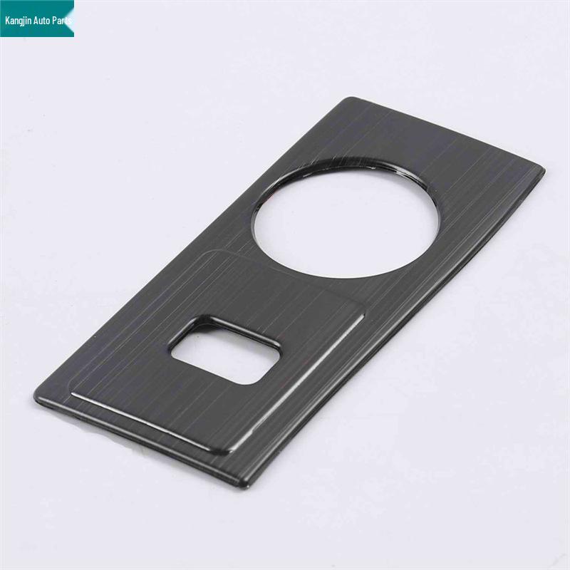 Black Titanium Stainless Steel Interior Mod Kit for 2019 Ford Focus: Glass Lift, Headlight & Steering Control