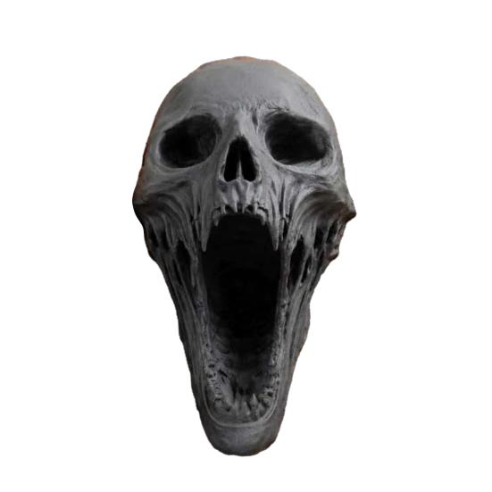 Gotická lebka socha, 3D tištěný model lidské hlavy pro domácí dekoraci, Halloweenské sochy, Model lebky pro knihovnu a pracovní plochu