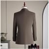 Modal Wool High-End Suit Set - Formal, Machine Washable, Linen Lined, Ideal for Weddings and Business.