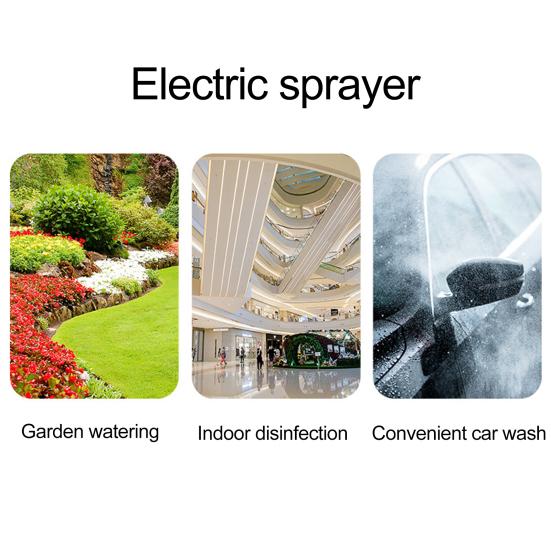 5L/8L Garden Electric Sprayer Battery Powered Shoulder Sprayer with Retractable Wand