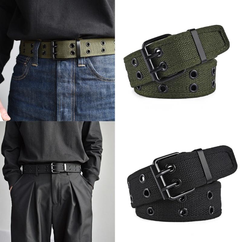 Woven Fabric Wide Belt for Work Pants Jeans Adult Sport Wear Fashion Waistband