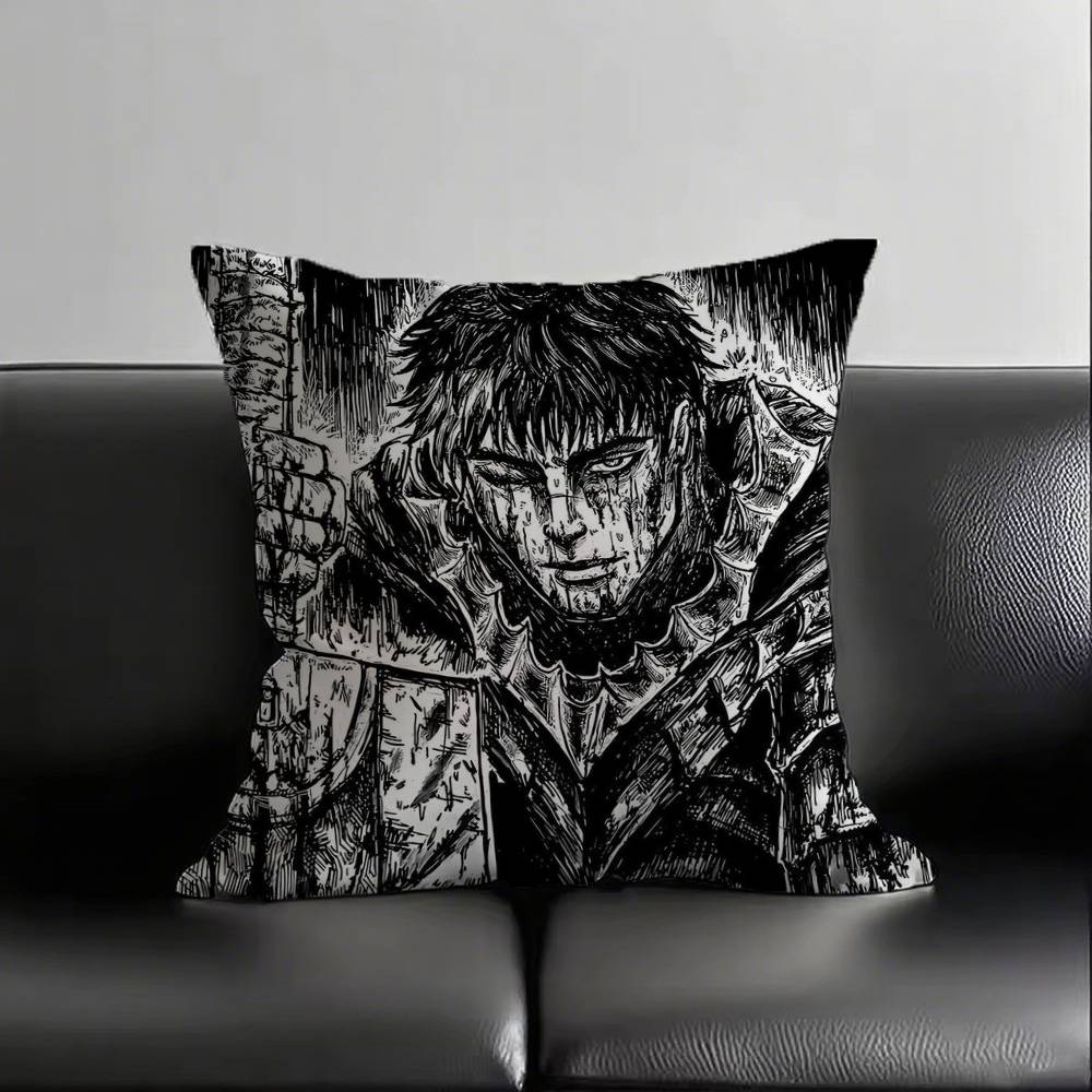 1pc Anime B-Berserk Pillow Case Fashion Square Pillowcase Bedroom Sofa Room Ins Decoration Leisure