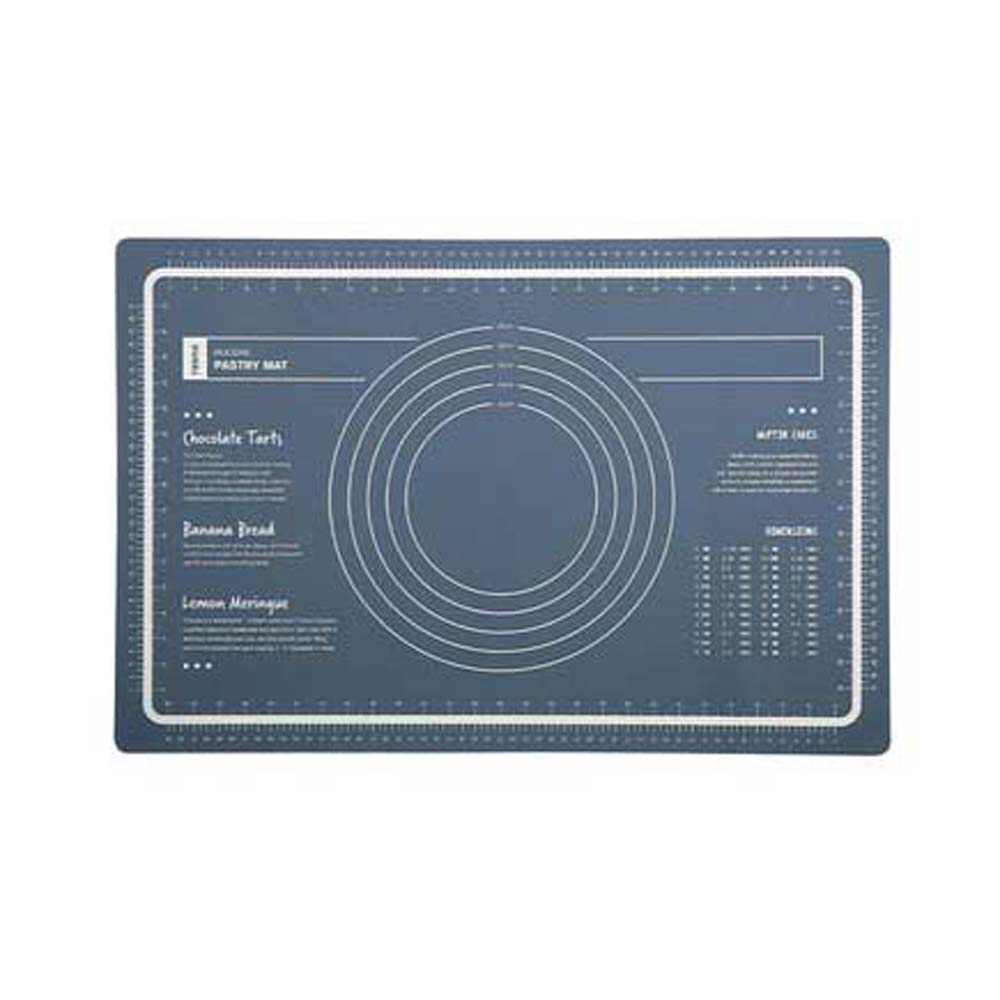 Resistance Cooking Kitchen Accessories Durable Silicone Bakeware Dough Pad Pastry Mat Baking Mat синий