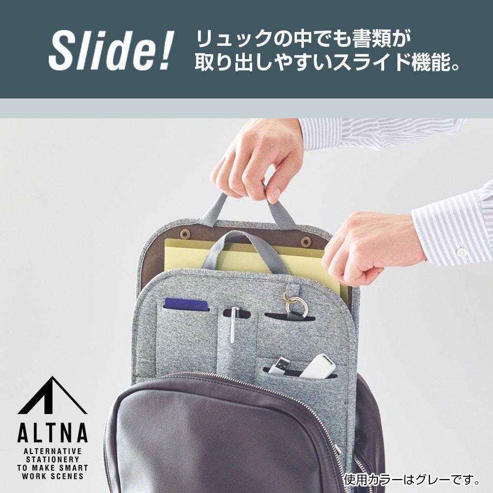 LIHIT LAB ALTNA Carrying Plate, Bag-in-Bag, for Backpacks, Navy, A7743-11