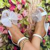 Eilyken Sommer Schleife Quadratische Hohe Absätze Damen Sandalen Schnalle Riemen Offene Zehen Party Kleid Damenschuhe