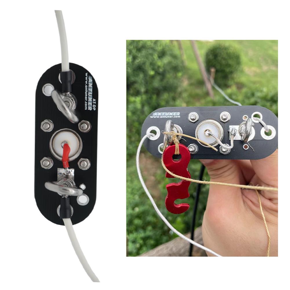 Shortwave Radio Transmitting Antenna GP Positive V Inverted V Dipole Antenna Board Long Line End Feed Detachable for Set Antenna