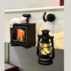 Mini Cat Fireplace Refrigerator with LED Night Light Creative forHome Decoration Children's Bedroom Kitchen Fridge Magnet