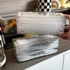 Transparent Tea Bag Storage Box Large Capacity Makeup Brush Storage Box  Living Room
