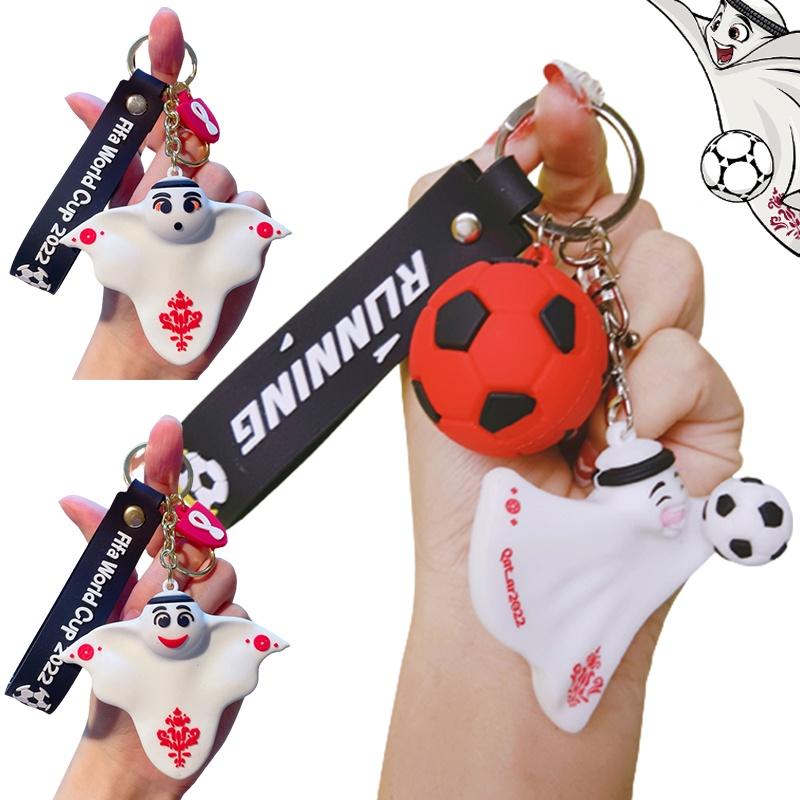 2022 Mascot Qatar Laeeb Toy Keychain Pendant Keyring Kids Gifts Christmas