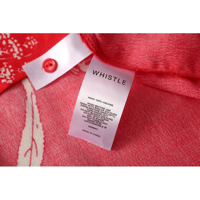 Foreign Trade Original Order Retro Print Loose Temperament Viscose Shirt Long Sleeves Artificial Cotton Tops Export Plus Size Women's Clothing