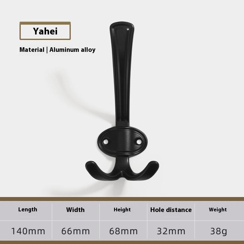 1Pcs Zinc Alloy Bronze Wall Mounted Hook Rustic Key Coat Bag Hat Hanger Robe Hooks Hanging Kitchen Bathroom Room Coat Rack Hooks