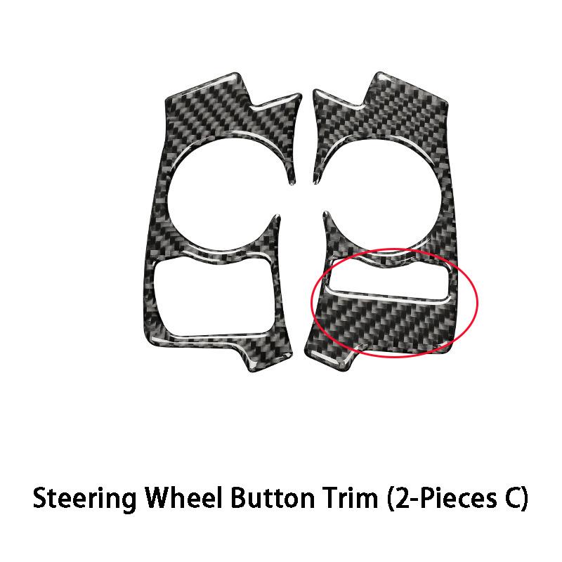 Carbon Fiber Water Cup Gear Steering Wheel Full Kit Interior Trim Sticker Decoration Style Car Accessories For Lexus IS250