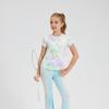 Girls' Quick-Dry Short-Sleeve Sports T-Shirt with UPF50+ Sun Protection