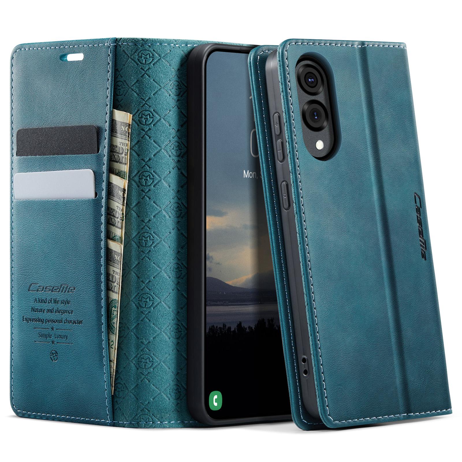 

Для Samsung Galaxy S25 Edge Чохол CASEME Серії 033 Гаманець з блокуванням RFID Підставка Шкіряний чохол для телефону з текстурою телячої шкіри A