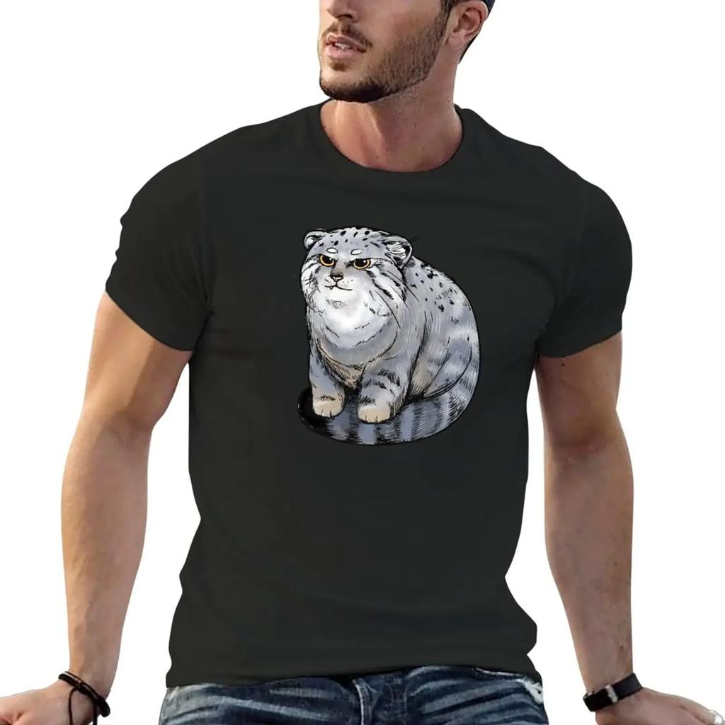 summer Tops Hattori Classic harajuku Pallas's cat T-Shirt Blouse funny t shirts quick drying workout shirts