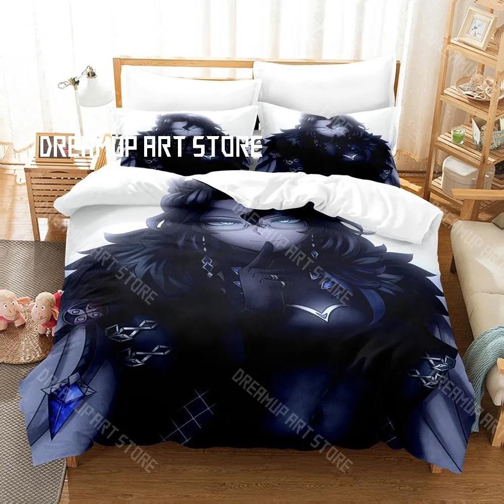 3D Print Genshin Impact Colombina Damselette Bedding Set Single Twin Full Queen King Size Bed Set Aldult Kid Bedroom Duvetcover