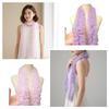9cm Wide Double-Layer Mesh Thick Woolen Strips Ruffle Lace Fabric Ruffle Trim Colorful Pleated Skirt Fabric Lolita Fashion