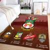 Whexham AFC Match Day Highlights carpet floor mats Living room and bedroom mats Art Dormitory decoration Office chair cushion