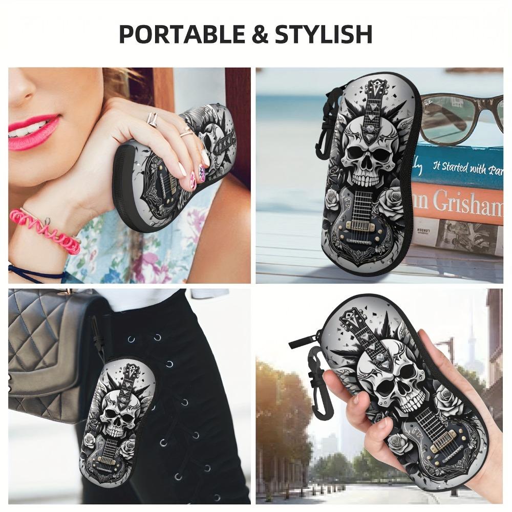 Soft Sunglasses Storage Bag Hanging Reading Glass Pouch Creative Eyeglass Case for Kids Women Men