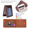 Men's card bag New carbon fiber RFID thin multi-card multi-function certificate, anti-magnetic card sleeve