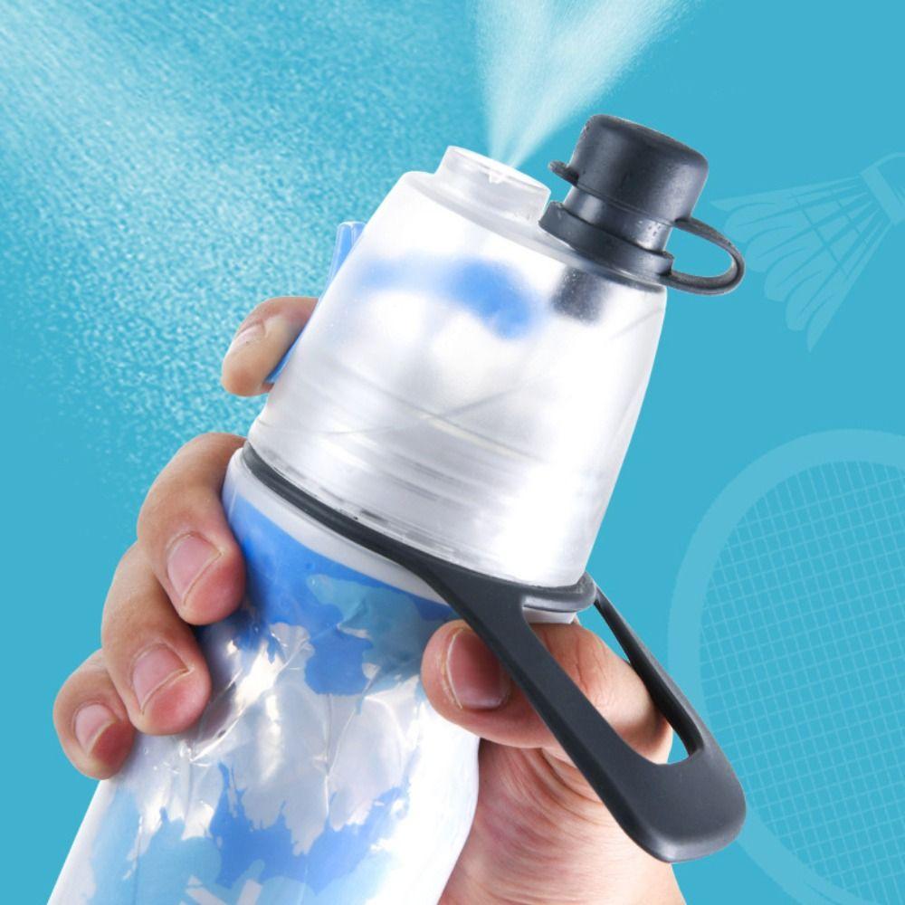 Butelka na wodę z atomizerem PE Kubek ze spryskiwaczem Kubek na wodę Sport Fitness Butelki podróżne Kubek ze spryskiwaczem na napoje Lato