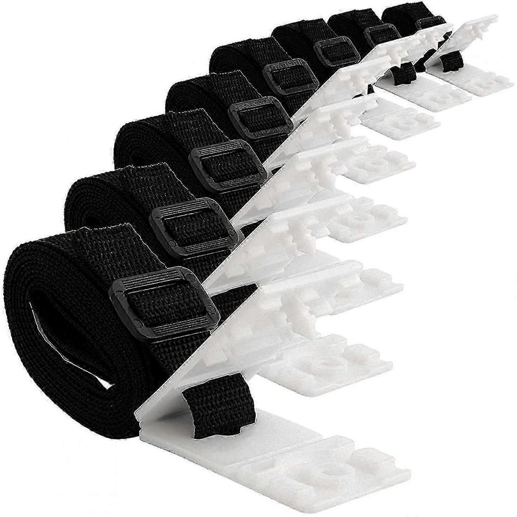 Swimming Pool Solar Cover Fixing Kit - 8 Solar Cover Straps - Solar Cover Strap Kit - Cover Reel Fixing less