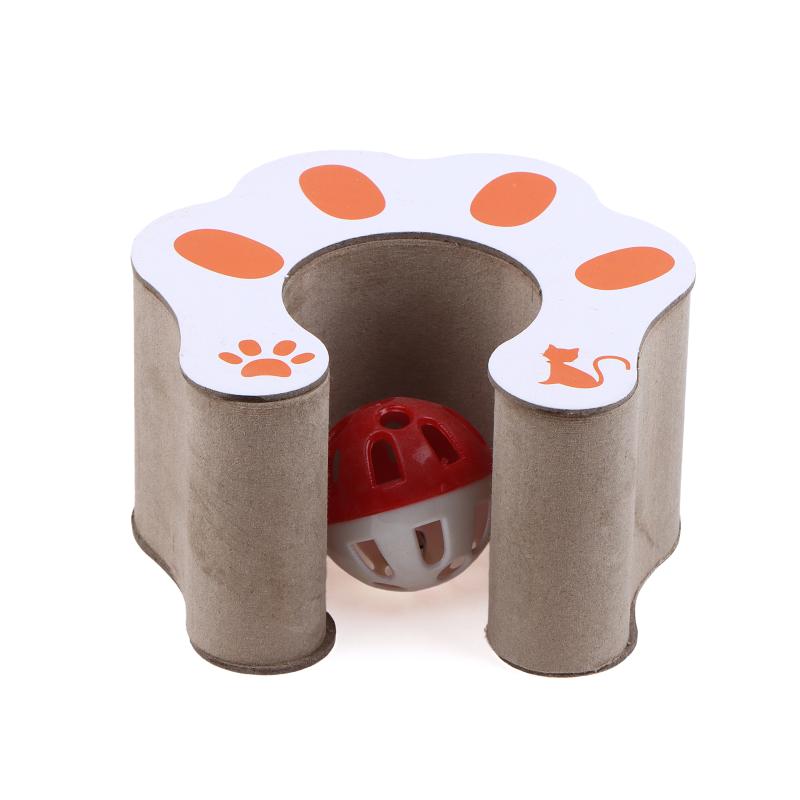 Cat Curl Toy Foldable Magic Organ Cat Scratching Board Recyclable Cardboard Cat Scratcher Cat Bed Interactive Scratch 1pcs